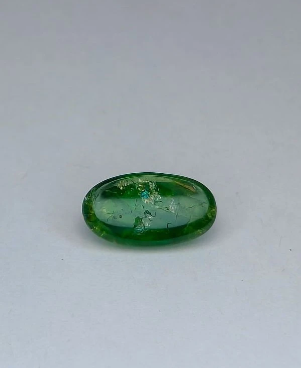 9.13ct Tsavorite Garnet Faceted Loose Gemstone From Tanzania — view 3